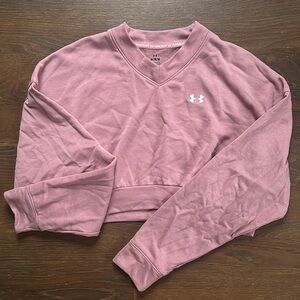 NWOT Under Armour Crop Hoodie